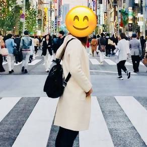 Hooded Long Coat Spring Autumn Cream White Colour