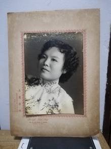 Vintage Studio Photo A Lady