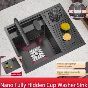 Kitchen Sink Stainless Steel Sinki Dapur Cabinet