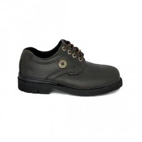Safety Shoe Black Hammer Men Low Brown Lace BH4658
