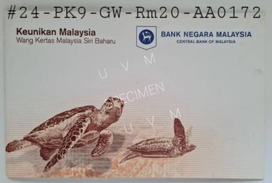 Distinctively Malaysia Rm20 with ori folder