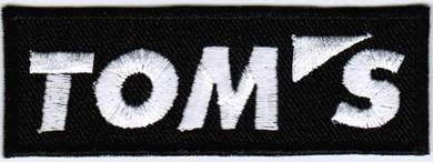 Toyota TOM'S WHITE #TB Performance Car Badge Patch