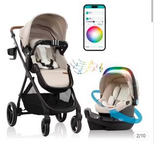 Evenflo Shyft Intuiti+ Travel System Revolve180