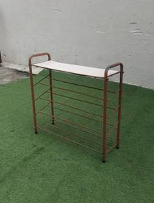 YE99G Rak Kasut Besi 5 Tier Metal Shoe Rack