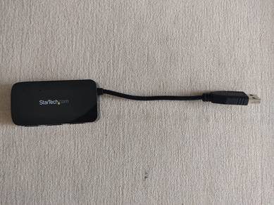 StarTechcom - BLACK 4 PORT MINI USB 3.0 HUB (Use)