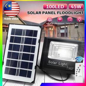 LAMP 45W 100LED SOLAR LiGHT WATERPROOF LAMPU