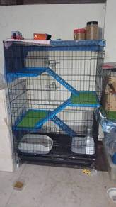 Sangkar kucing 3 tingkat