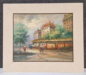 PROMORM180 Framed Oil Painting