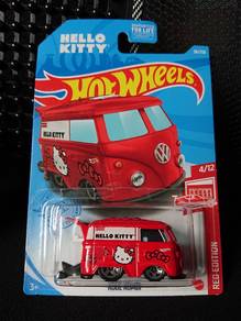 Hot Wheels Kool Kombi red edition Hello Kitty