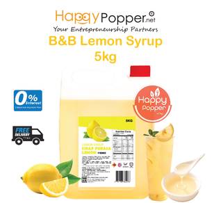 B&B Concentrated Fruit Syrup Lemon 5kg