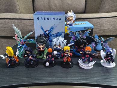 Pokemon, Naruto dan One Piece Figura