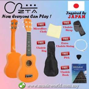 ZTA 21 Inch Soprano Ukulele Beginner Pack Orange
