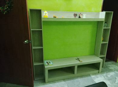 TV cabinet side storage 