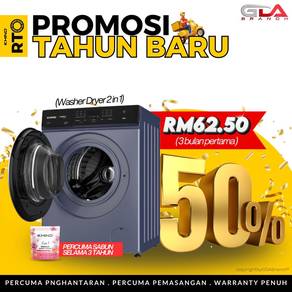 Ansuran Mesin Basuh Dryer 2in1 WD Khind Kulai