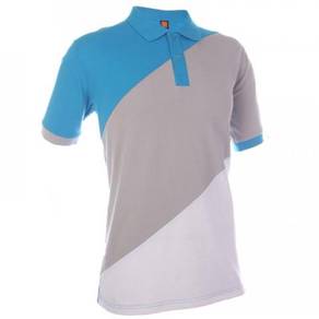 T-shirt Polo OrenSport Sea blue/Light grey/White