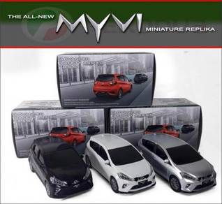 Perodua Myvi G3 Purple Miniature Replika