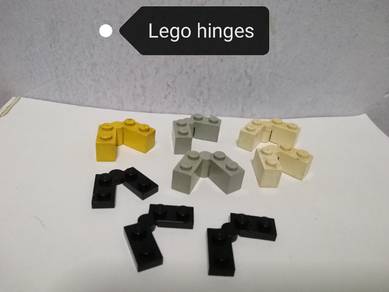 Vintage Lot Lego Blocks Hinges