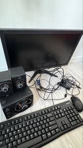 Monitor MURAH LET GO!! 1 full set without CPU!!