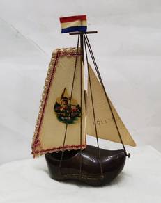 Holland Sail Boat Ship Wooden Shoe Clog LIGHT Lamp
