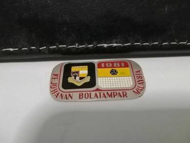 Vintage Badge Kejohanan Bola Tampar Malaysia