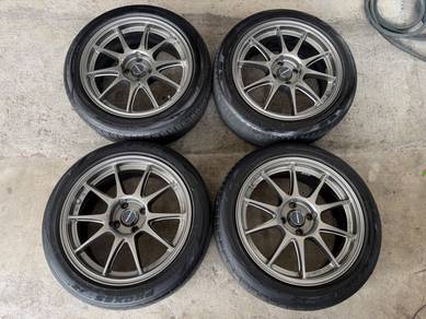 Rim wedsport tc105n titan gold 16 inch like new