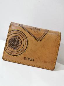 BONIA Preloved Genuine Leather Wallet Card Hol