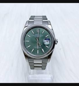 Rolex Datejust 36 126200 Mint Green Dial 36mm