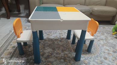 Building Block Table & 2 Chairs