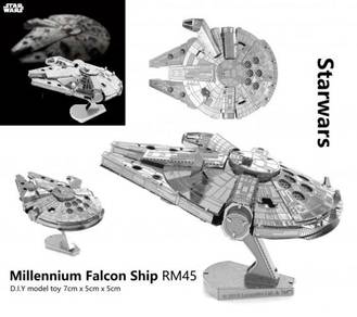 Starwars Millenium Falcon Ship DIY Model Toy