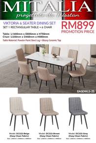 Quality Modern Design Ceramic Top Dining Table Set