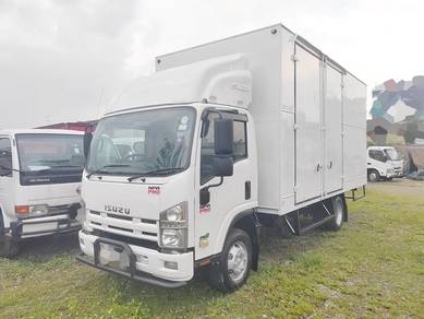 2018 Isuzu NPR81UKH 17ft Box 7500KG Green Engine