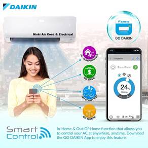 Daikin 2hp Aircond +install