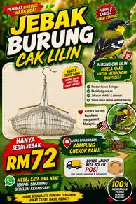 jebak burung cap lilin