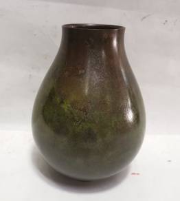 Handmade Japanese Copper Vase  Authentic Ikebana A