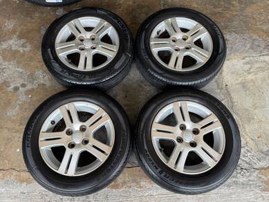 Rim second 14 myvi se siap tayar viva bezza axia