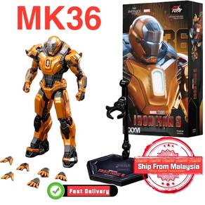 ZD Toys Original Iron Man Mark36 Marvel legends Av