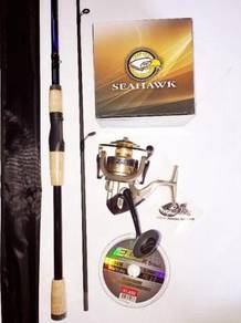 Seahawk zeta 6000 reel combo shakespeare rod