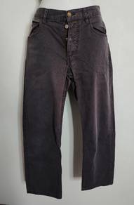 Grey Button-Fly Jeans Seluar Jeans murah
