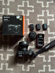Sony A6400 kitlens + Sigma 56mm f1.4