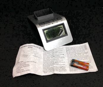 Table Clock with Holder