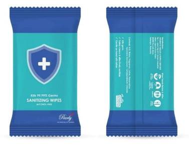 20Pcs Sanitizing Wipes Individual Pack AlcoholFree