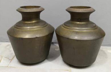 Antique brass pot tembaga antik