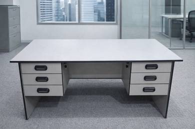 W150cm x D75cm BIG Desk with 6 drawers on both sid