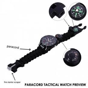 Jam Tangan Taktikal Tali / Paracord Tactical Watch