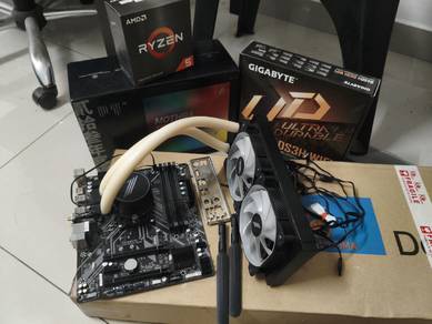 Combo Mobo B450 + CPU Ryzen 5 5500 + AIO 240 RGB