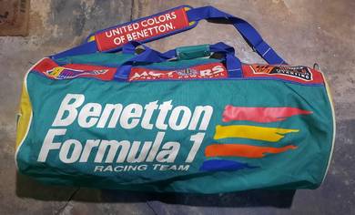 Vtg UCBenetton Formula 1 Racing Team Duffle Bag