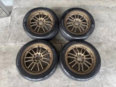 Rim re30 bronze thaiand 15 inch tyr potenza 70%
