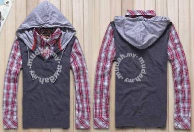 0511 Smart [2-In-1] Hoodie Vest Long Sleeved Shirt