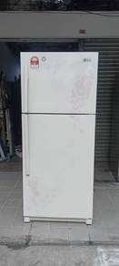 LG fridge 2 doors refrigerator peti sejuk peti ais