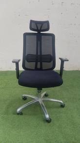 YE98P Kerusi Beroda Ofis Pejabat High Back Chair